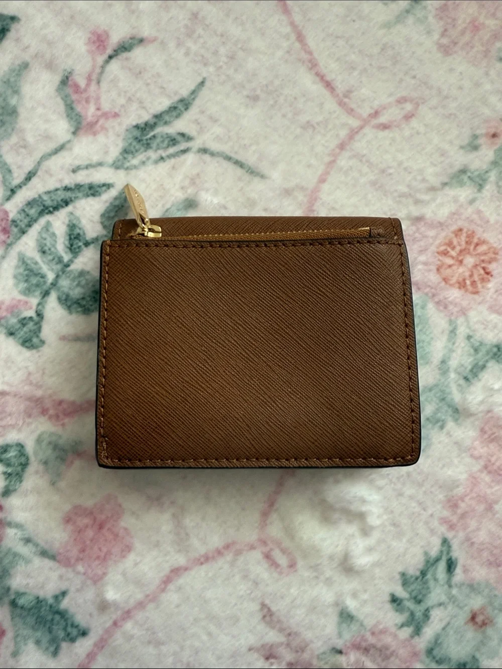Michael Kors Leather Bifold Wallet - Tan Brown